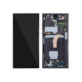 New After Market  AMOLED Assembly with Frame for Samsung Galaxy S22 Ultra 5G (S908B / 2022) (Service Pack)